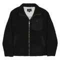 PENDLETON River Rock Sherpa Fleece Mens Black Zip Jacket L Plain Outdoor Warm