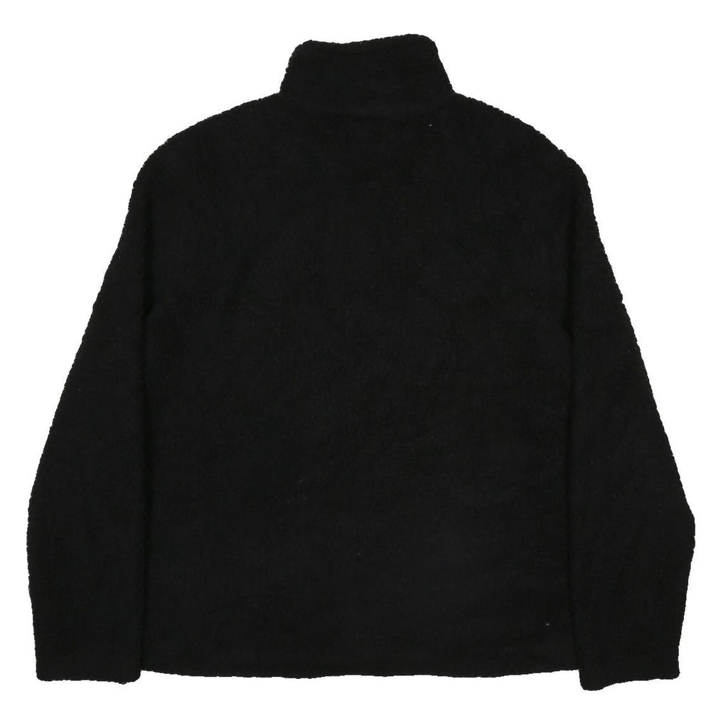 PENDLETON River Rock Sherpa Fleece Mens Black Zip Jacket L Plain Outdoor Warm