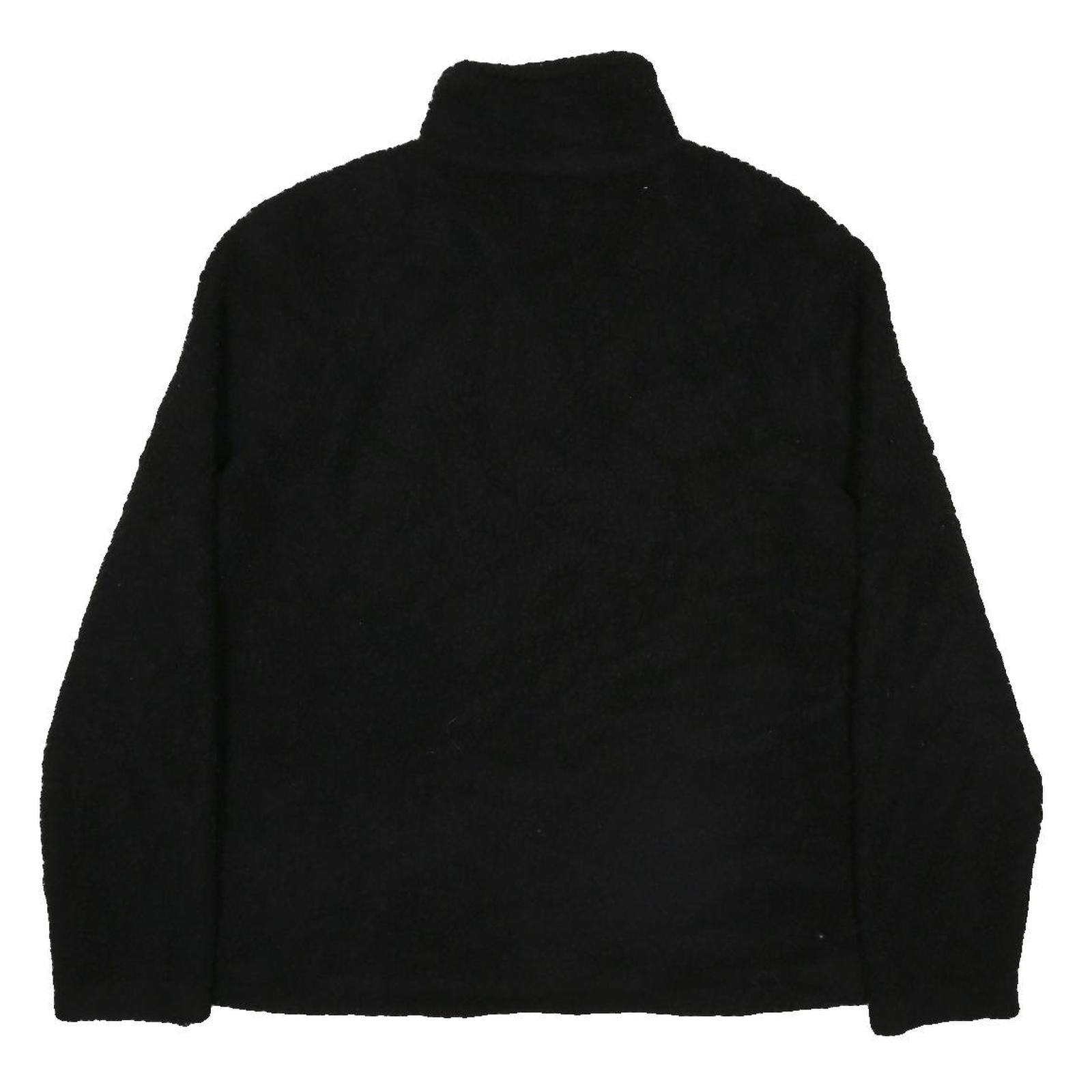 PENDLETON River Rock Sherpa Fleece Mens Black Zip Jacket L Plain Outdoor Warm