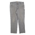 CARHARTT Mens Relaxed Fit Grey Denim Jeans W40 L34 Workwear Casual Zip Fly