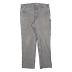 CARHARTT Mens Relaxed Fit Grey Denim Jeans W40 L34 Workwear Casual Zip Fly