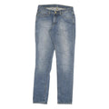 CARHARTT Mens Slim Blue Denim Jeans W28 L32 Cotton Blend Zip Classic Fit