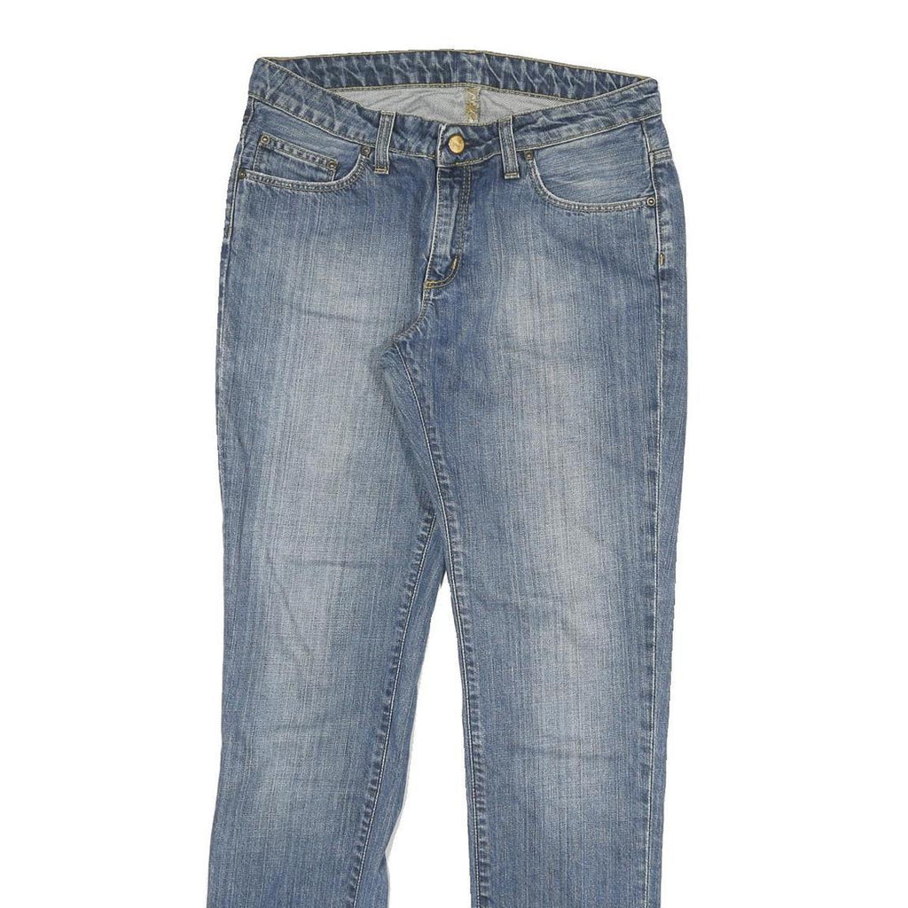 CARHARTT Mens Slim Blue Denim Jeans W28 L32 Cotton Blend Zip Classic Fit