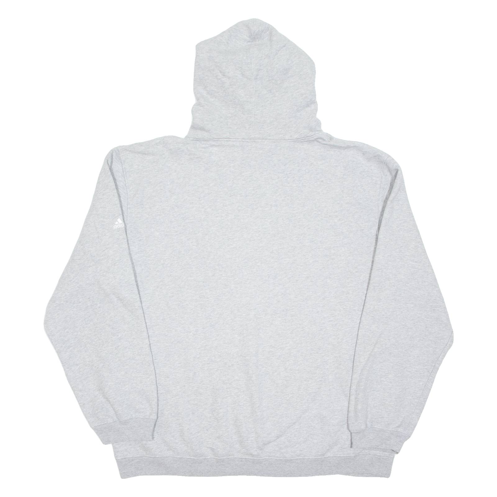 ADIDAS Womens Grey Hoodie Pullover 2XL
