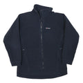 BERGHAUS Womens Navy Blue Jacket L Polyester Blend Plain Zip Outdoor Casual