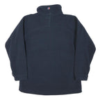 BERGHAUS Womens Navy Blue Jacket L Polyester Blend Plain Zip Outdoor Casual