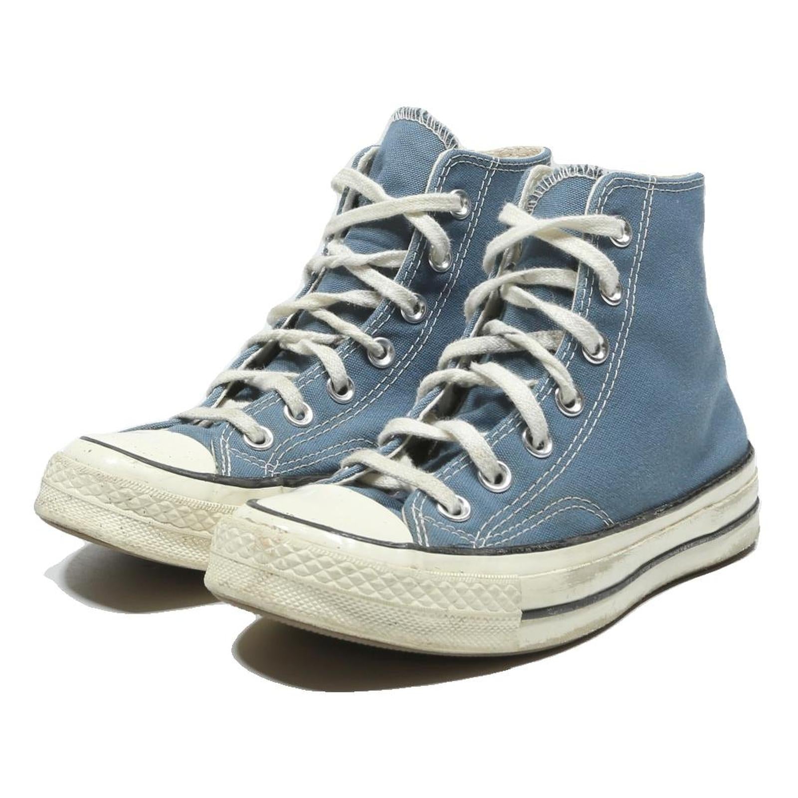 CONVERSE Chuck Taylor All Star Womens High Top Trainers Blue Canvas UK 4 Casual