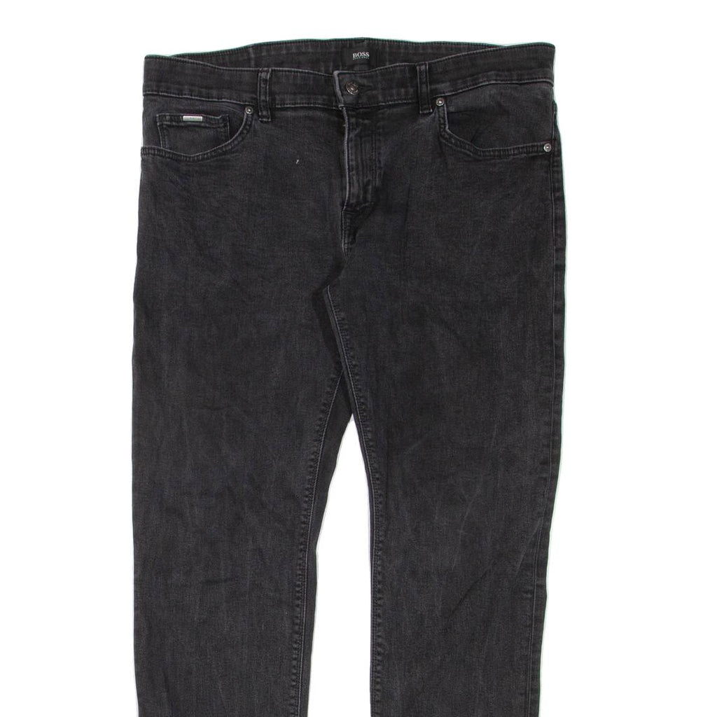 BOSS HUGO BOSS Womens Jeans Black Regular Tapered W38 L31