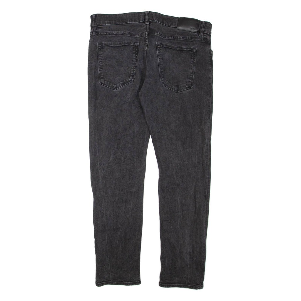 BOSS HUGO BOSS Womens Jeans Black Regular Tapered W38 L31