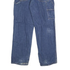 DICKIES Mens Jeans Blue Regular Straight Denim Medium W32 L32 Workwear Zip