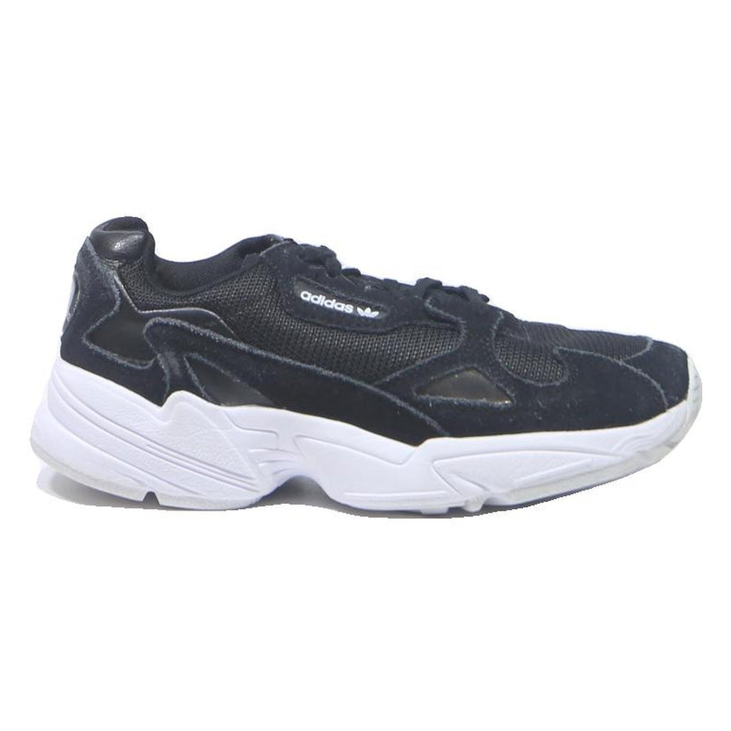 ADIDAS Falcon Womens Ladies Trainers Footwear Black Synthetic UK 4 Stylish