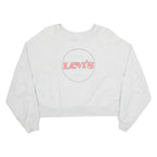 LEVI'S Cropped Womens Sweatshirt Grey S
