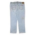 DICKIES Mens Regular Fit Blue Denim W38 L30 Classic Cotton Blend Zip Jeans