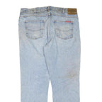 DICKIES Mens Regular Fit Blue Denim W38 L30 Classic Cotton Blend Zip Jeans