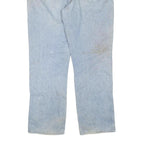 DICKIES Mens Regular Fit Blue Denim W38 L30 Classic Cotton Blend Zip Jeans