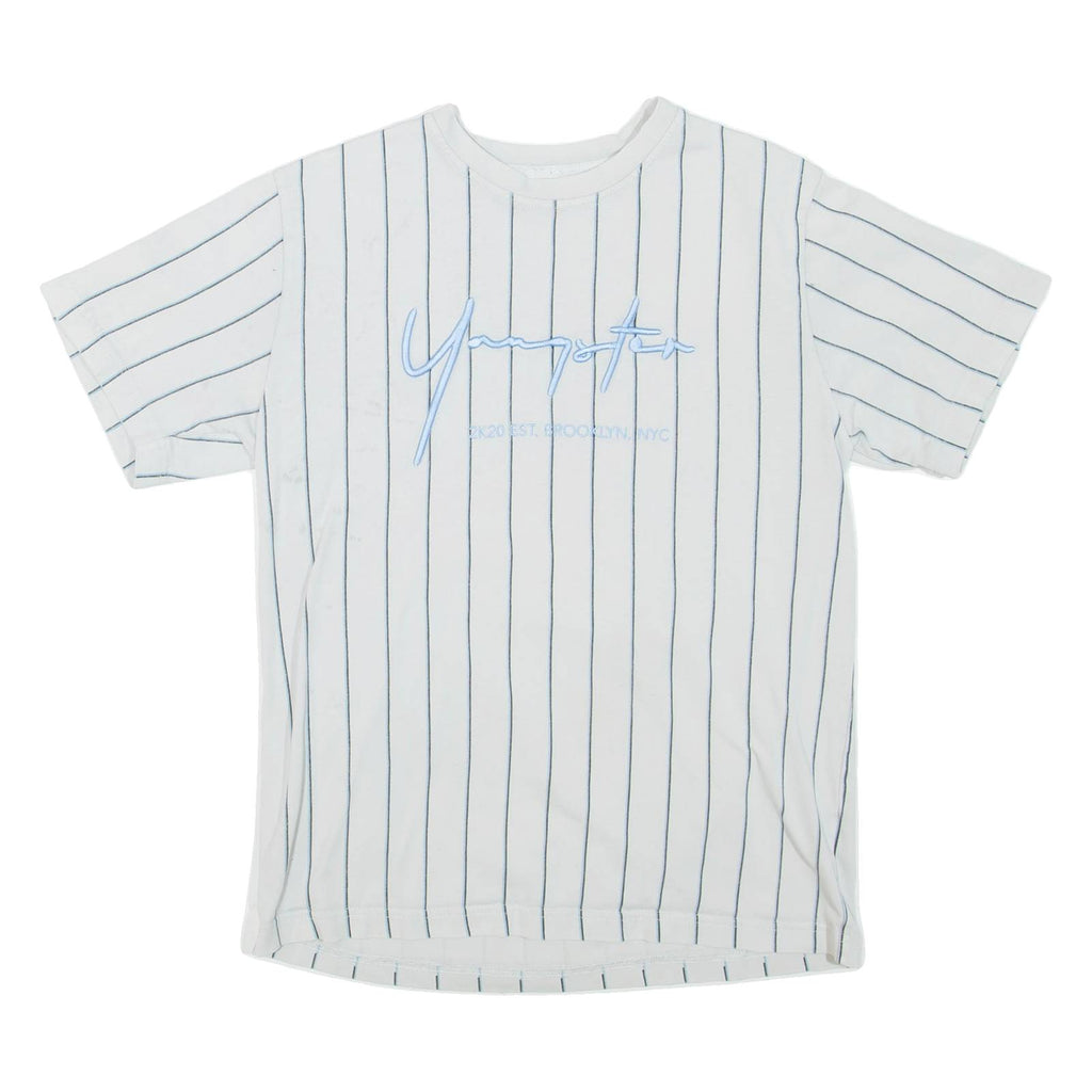 YANGSTER Striped Mens T-Shirt Grey S