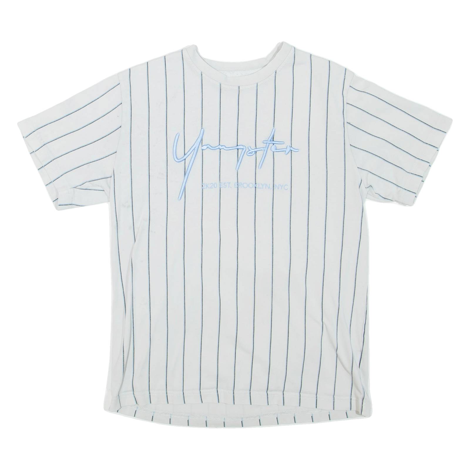 YANGSTER Striped Mens T-Shirt Grey S