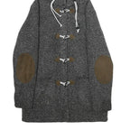 JACK WOLFSKIN Womens Grey Hooded Jacket UK 10 Polyester Blend Toggle Closure