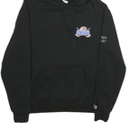 CHAMPION Mens Black Icehawks Pullover Hoodie M Cotton Blend Casual Sportswear