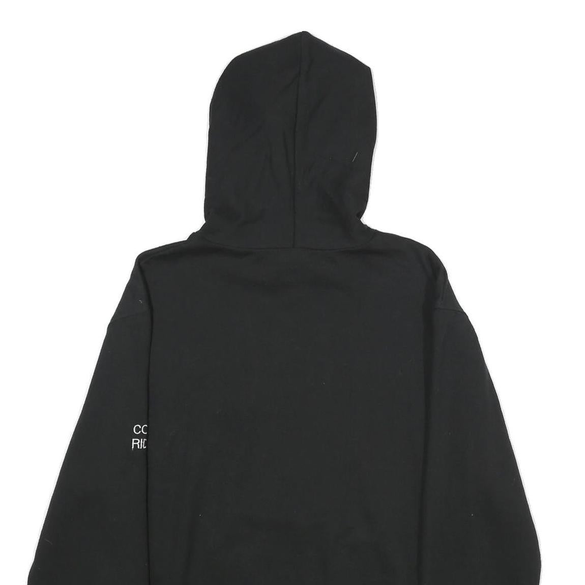 CHAMPION Mens Black Icehawks Pullover Hoodie M Cotton Blend Casual Sportswear