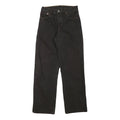 LEVI'S Mens Black Regular Straight Denim W26 L28 Classic Button Cotton Blend