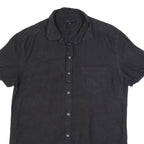 DIESEL Mens Plain Shirt Black M