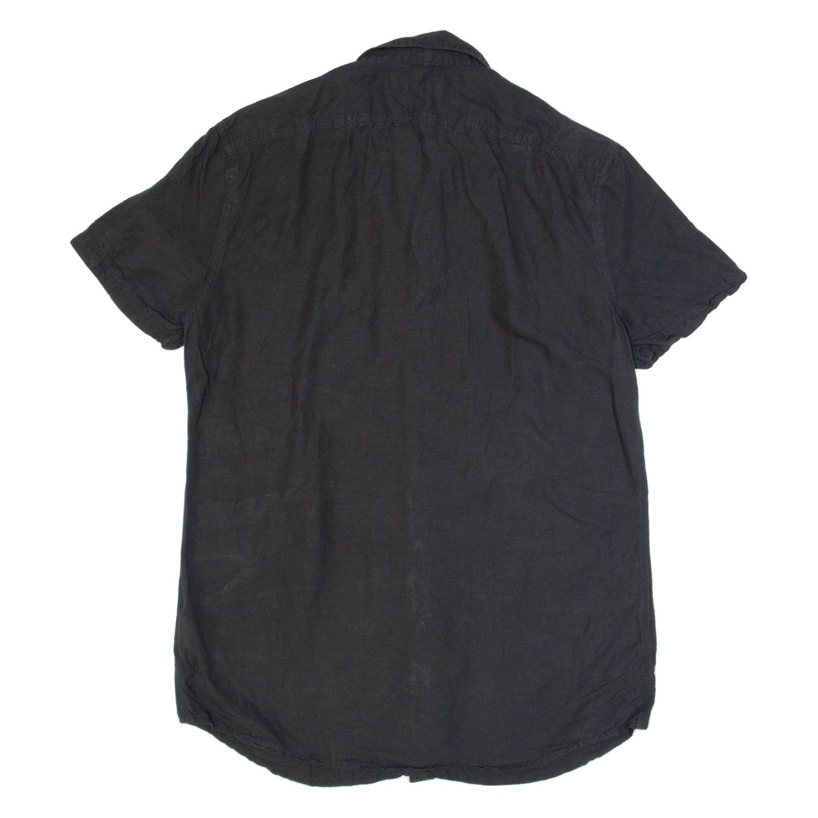 DIESEL Mens Plain Shirt Black M