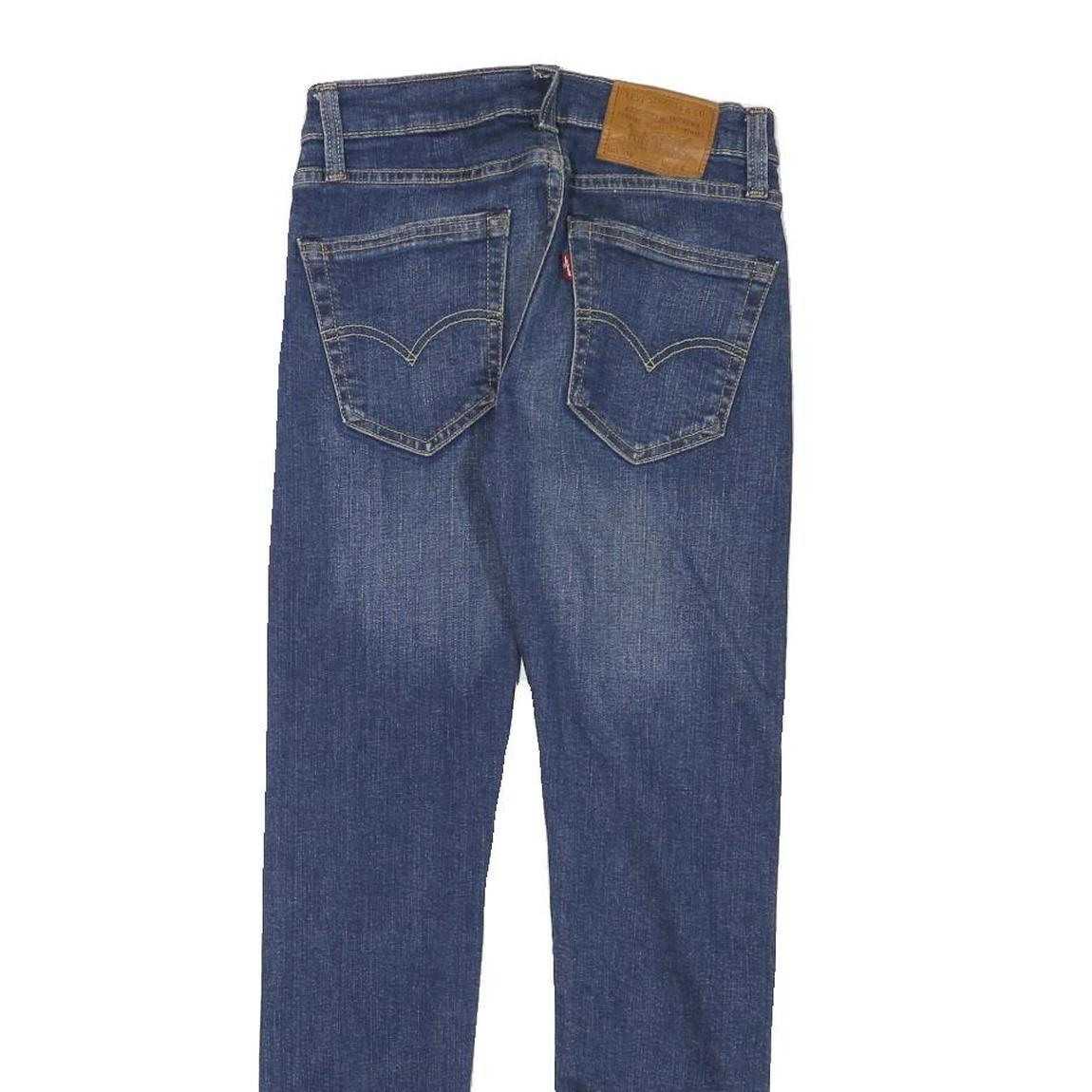 LEVI'S 519 Mens Jeans Blue Slim Skinny Denim Medium W25 L27 Stretch Cotton Blend