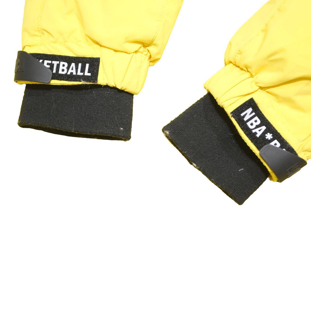 NBA Womens Yellow Golden State Warriors Jacket S Polyester Blend Zip Plain