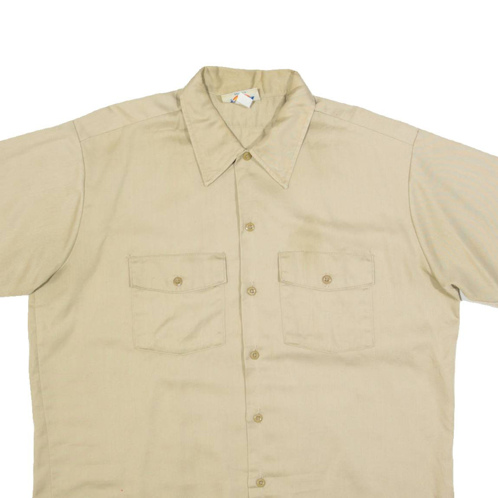 DICKIES Mens Worker Shirt Beige XL