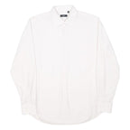 BOSS HUGO BOSS Mens White Cotton Shirt XL Classic Formal Button Front