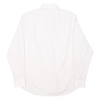BOSS HUGO BOSS Mens White Cotton Shirt XL Classic Formal Button Front