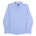 TOMMY HILFIGER Womens Plain Shirt Blue Long Sleeve L