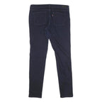 LEVI'S Womens Slim Fit Skinny Dark Blue Denim Jeans Cotton Blend W32 L34