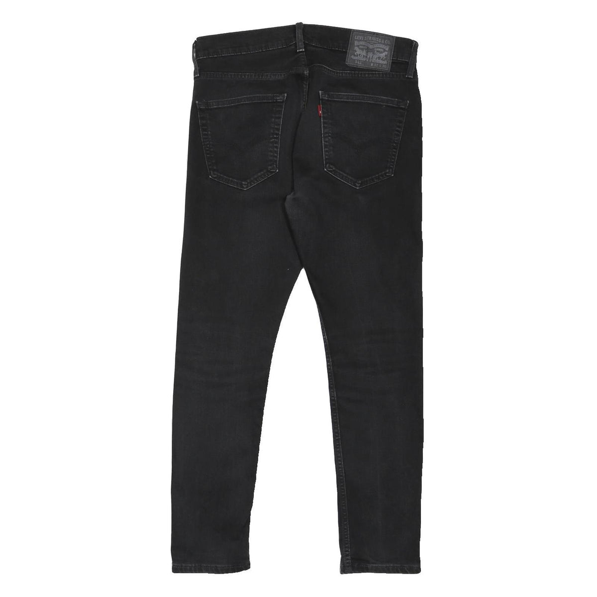 LEVI'S 512 Tapered Mens Jeans Black Slim Tapered Denim Medium W32 L30 Stylish