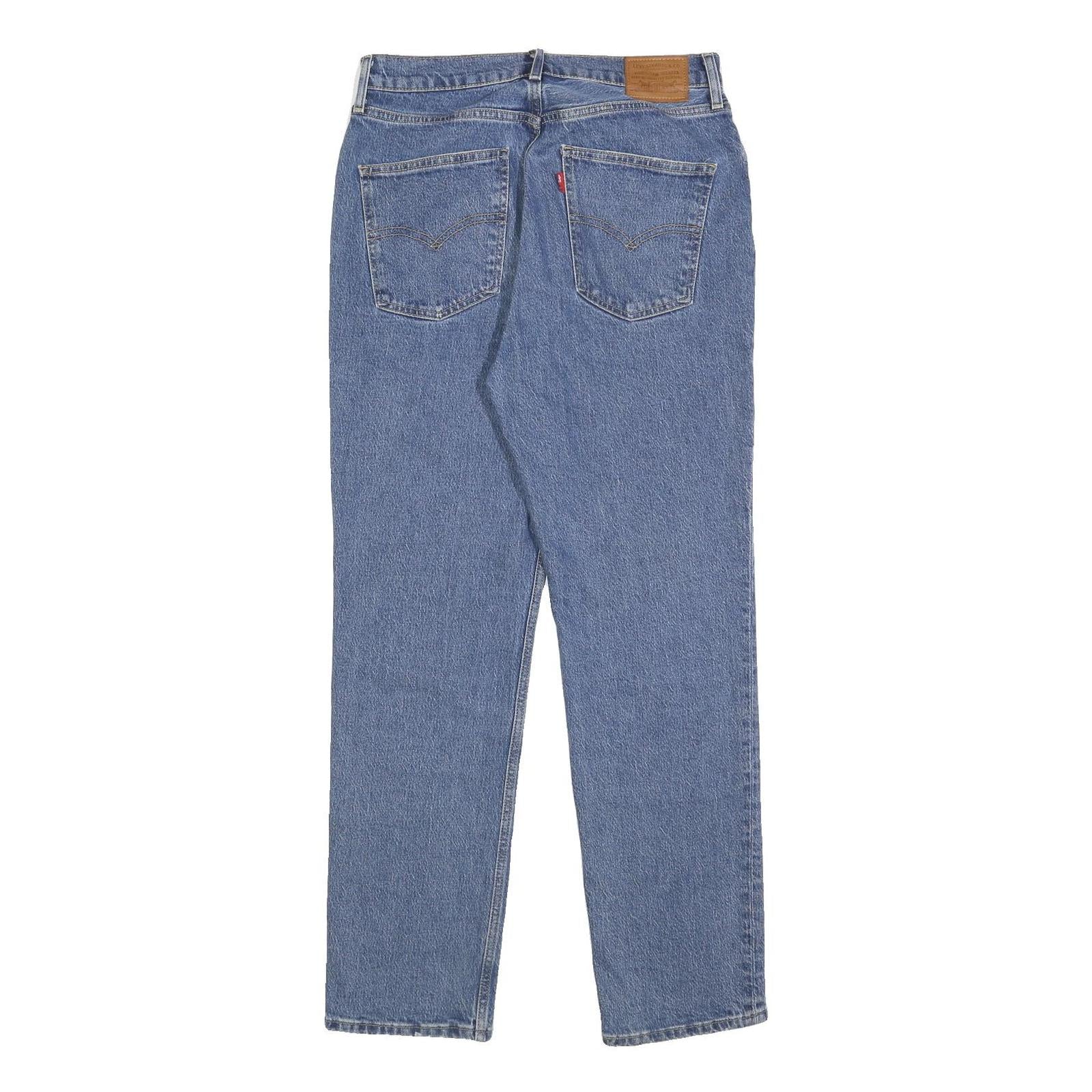 LEVI'S Big E Womens Jeans Blue Regular Straight Denim Medium W30 L29 Classic Fit