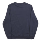 PUMA Mens Blue Crew Neck M Sweatshirt Cotton Blend Pullover Sports Casual