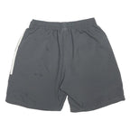 ADIDAS Mens Shorts Grey & White Casual M W26 Logo Polyester Blend