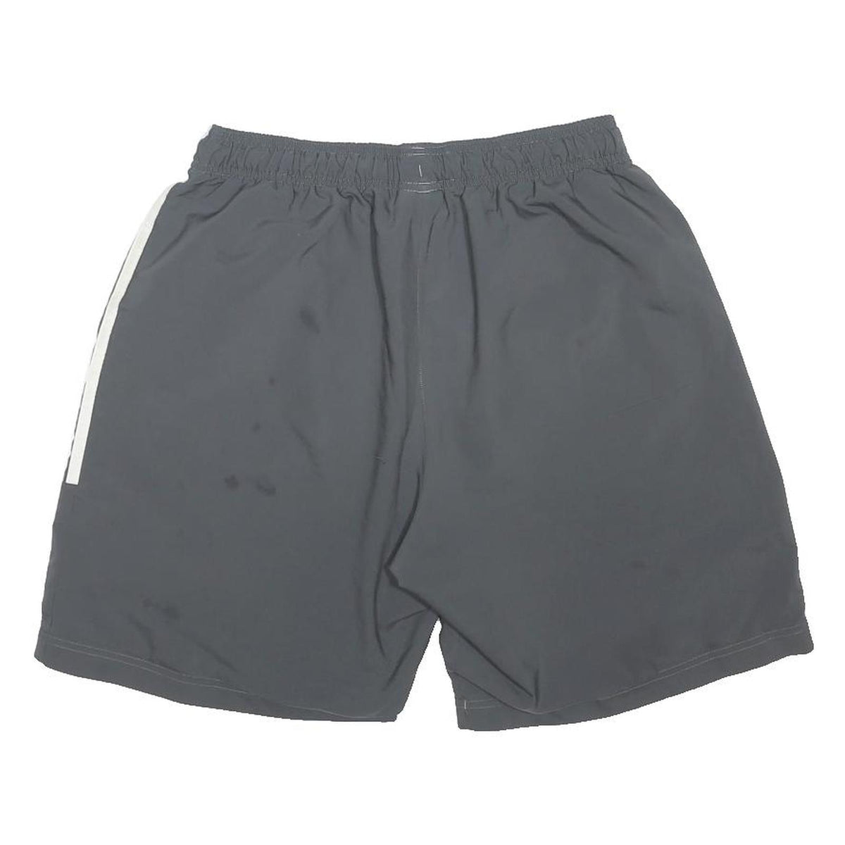ADIDAS Mens Shorts Grey & White Casual M W26 Logo Polyester Blend