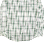 TIMBERLAND Mens Green & White Check Shirt L Long Sleeve Cotton Classic