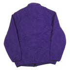 SPEEDO Womens Purple Plain Full Zip Polyester Jumper L Casual Wear Outdoor