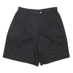DAVID BROOKS Mens Black Casual Cotton Blend Shorts M W30 Comfortable Summer Wear