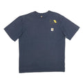 CARHARTT Mens Navy Blue Pocket T-Shirt M Short Sleeve Crew Neck Workwear Casual