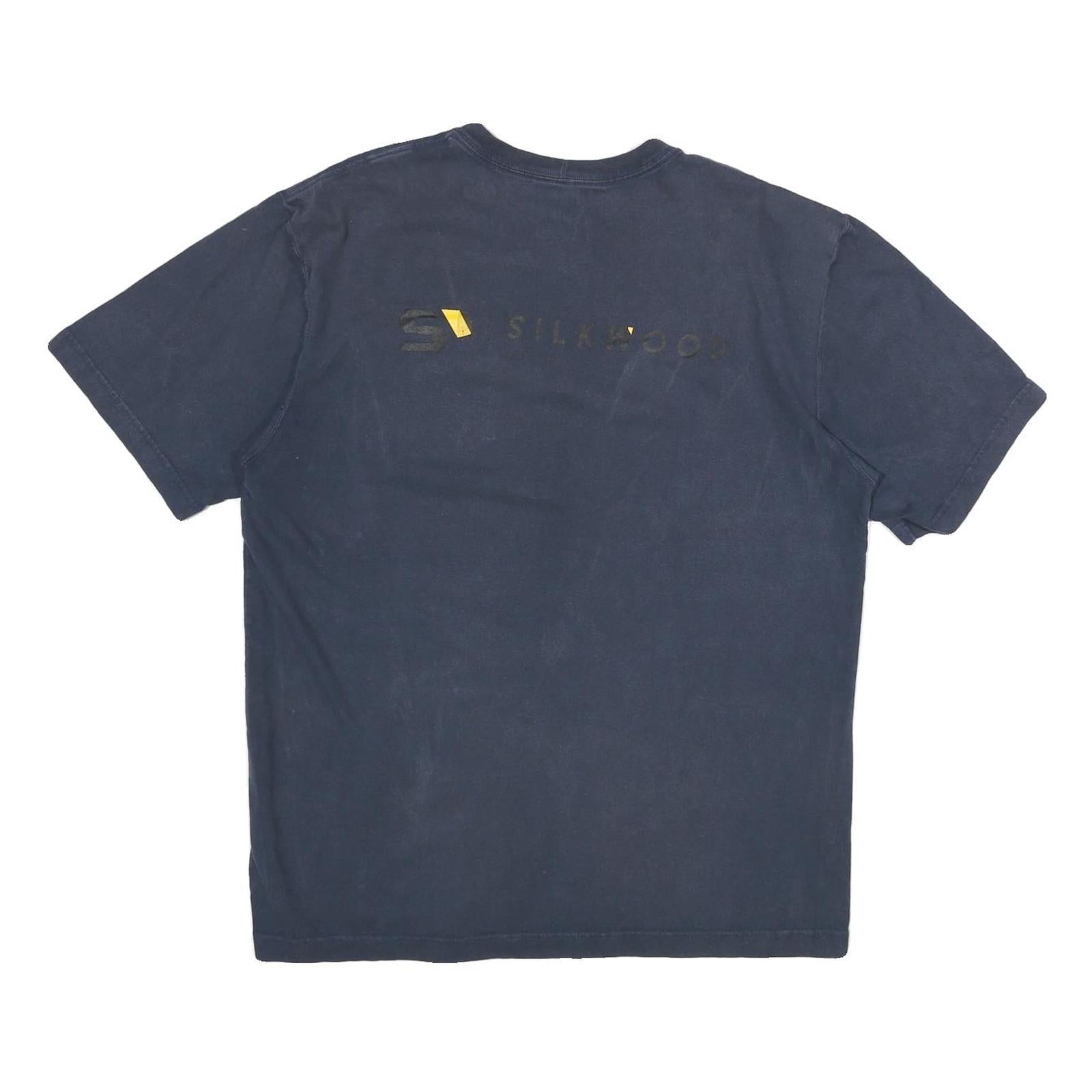 CARHARTT Mens Navy Blue Pocket T-Shirt M Short Sleeve Crew Neck Workwear Casual