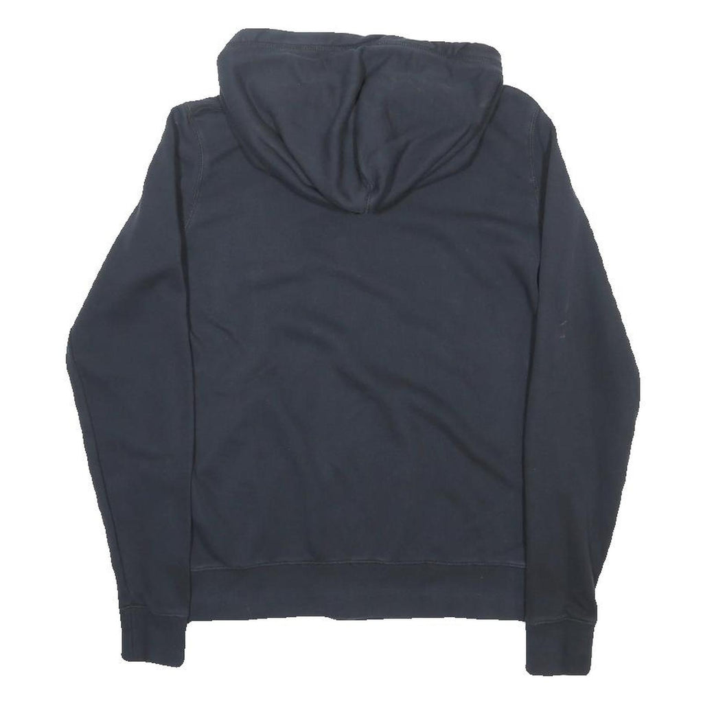 NIKE Womens Black Full Zip Hoodie M Cotton Blend Casual Sportswear
