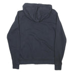 NIKE Womens Black Full Zip Hoodie M Cotton Blend Casual Sportswear