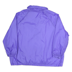 CURRENT SEEN Womens Purple Button Jacket M Polyester Plain Lightweight