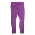 NIKE Womens Violet Purple Joggers L W28 L26 Slim Tapered Fit Polyester