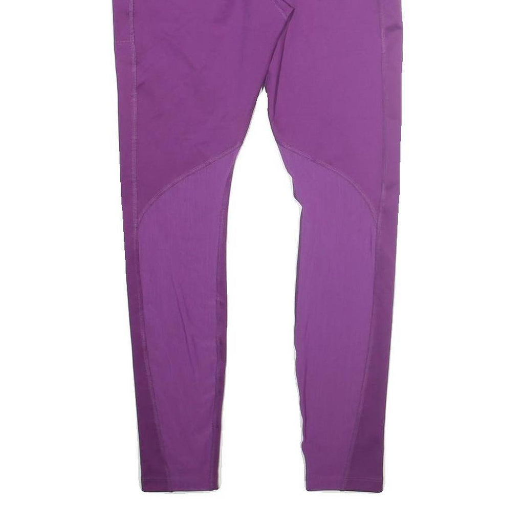 NIKE Womens Violet Purple Joggers L W28 L26 Slim Tapered Fit Polyester