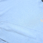 MCGREGOR Mens Blue Plain Cotton V-Neck Basic Knit Jumper L Casual Comfort
